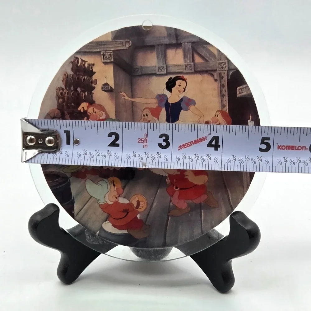 Disney The Dance of Snow White & The Seven Dwarfs Glass Christmas Ornament